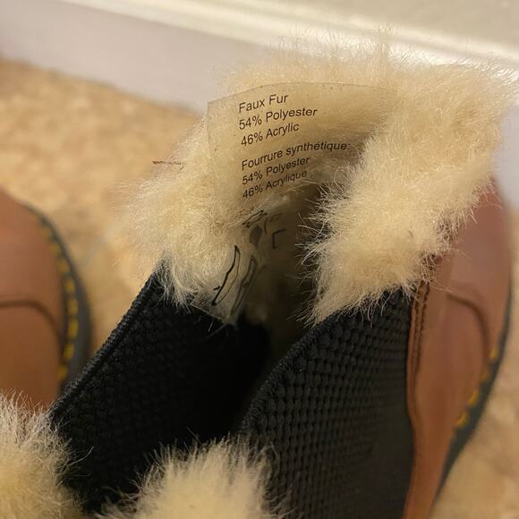 Dr. Martens Brown Ankle Boots with Black Sole - Picture 10 of 12